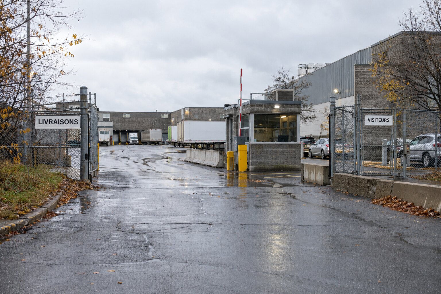 Montreal warehouse — Fictional site photo
