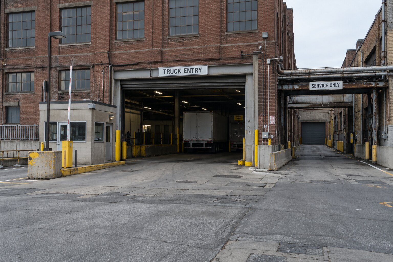 New York warehouse — Fictional site photo