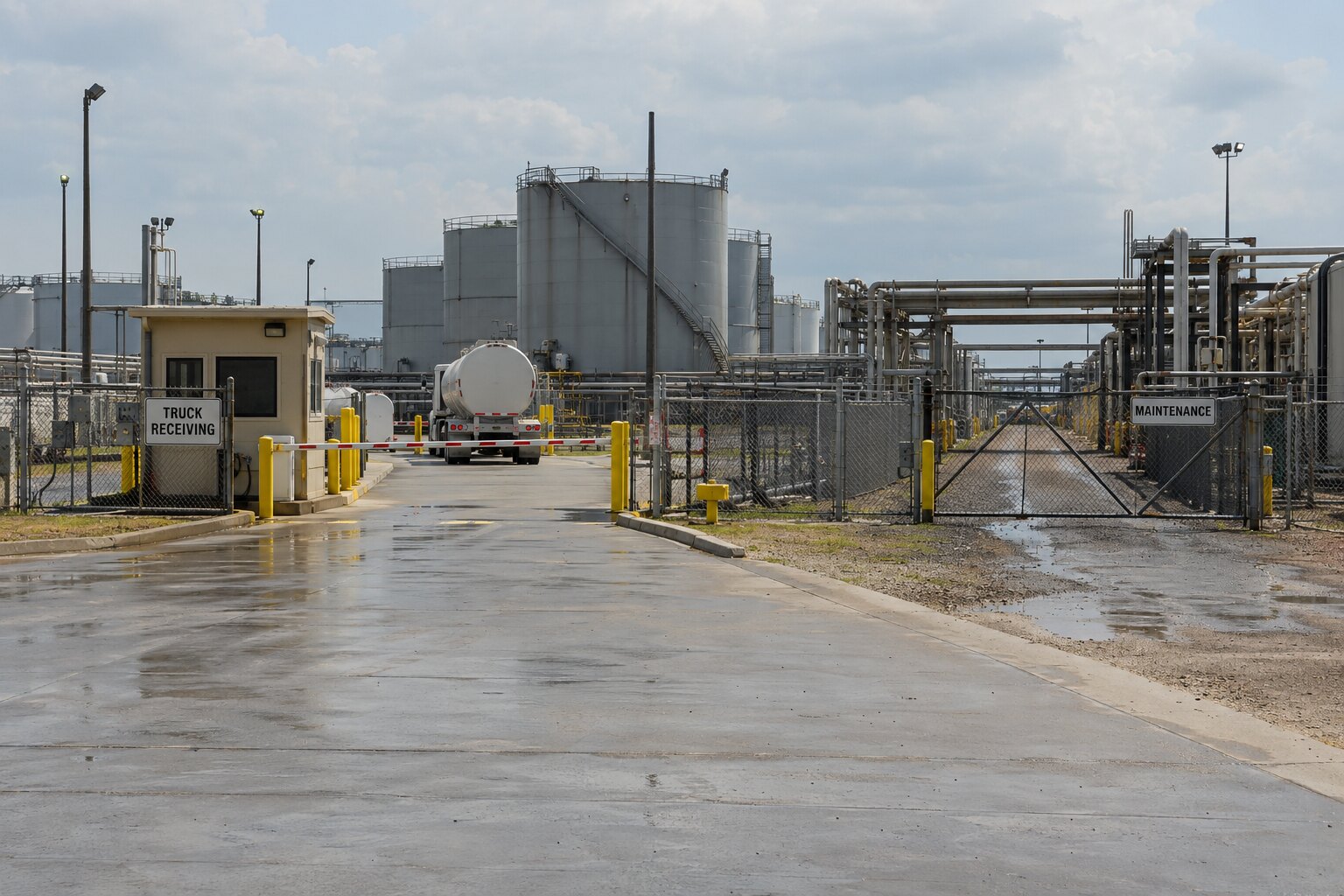 Texas chemical plant — Fictional site photo